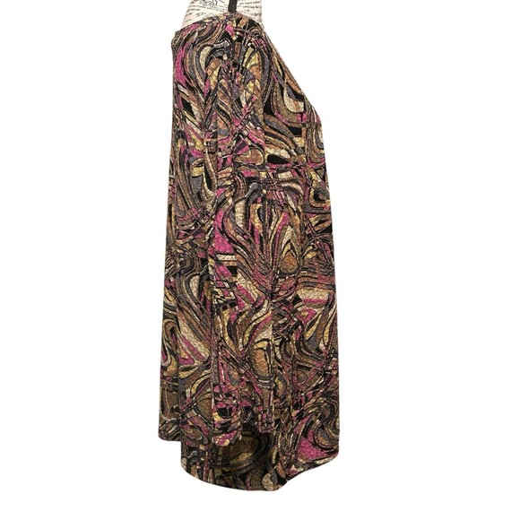 JM Collection Baroque Paisley TUNIC Scoop Neck Whimsical Dark Fairy Grunge 2X - Picture 3 of 8